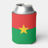 Patriottische Burkina Faso Flag Koelbox Blikjeskoeler (Blikje Voorkant)