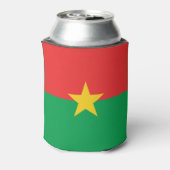 Patriottische Burkina Faso Flag Koelbox Blikjeskoeler (Blikje Achterkant)