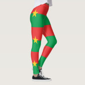 Patriottische Burkina Faso-Leggings Leggings (Rechts)