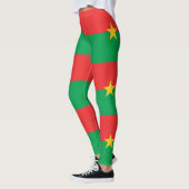 Patriottische Burkina Faso-Leggings Leggings (Links)