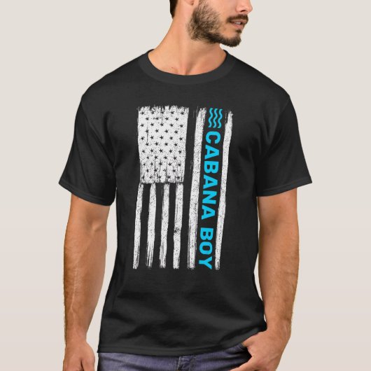 Patriottische Cabana Jongen Amerikaanse vlag 1 T-shirt (Voorkant)