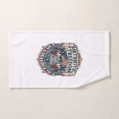 Patriottische cabin weekend vector grafische T-shi Handdoek (Handdoek)