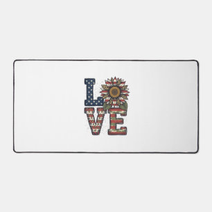 Patriottische Cactus Vintage Gravure Shirt Ontwerp Bureaumat