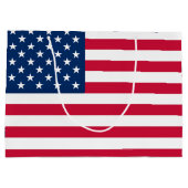 Patriottische cadeautas met Amerikaanse vlag (Achterkant)