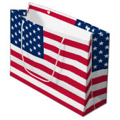 Patriottische cadeautas met Amerikaanse vlag (Voorkant Gekanteld)