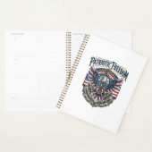 Patriottische Cajun trots vector grafische T-shirt Planner (Display)