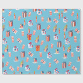 Patriottische Cakes en Geschenken 4 juli Cadeaupapier (Vlak)