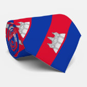 Patriottische Cambodja Stropdas vlag (Opgerold)
