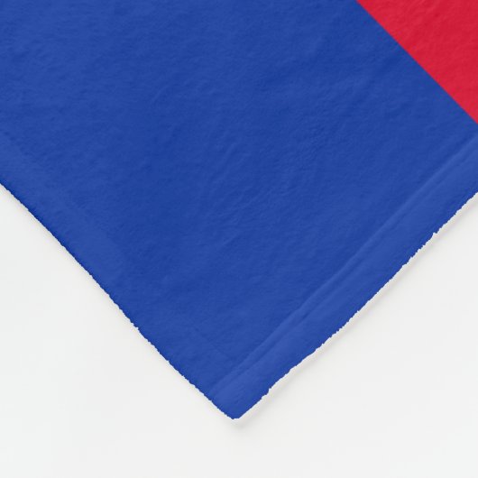 Patriottische Cambodjaanse vlag Fleece Deken (Hoek)