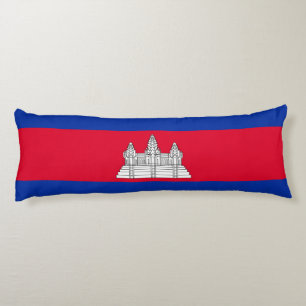 Patriottische Cambodjaanse vlag Lichaamskussen