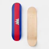 Patriottische Cambodjaanse vlag Persoonlijk Skateboard (Voorkant)