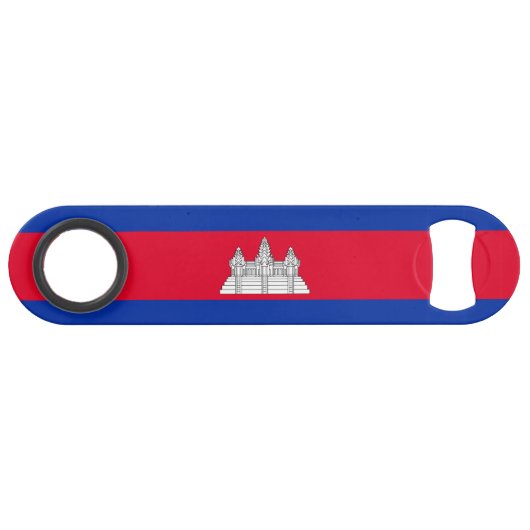 Patriottische Cambodjaanse vlag Speed Flessenopener (Voorkant (Horizontaal))