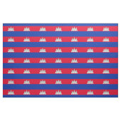 Patriottische Cambodjaanse vlag Stof (Fat Quarter)
