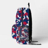 Patriottische Camo gepersonaliseerde Monogram Camo Bedrukte Rugzak (Rechts)