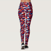 Patriottische Camo Leggings (Achterkant)