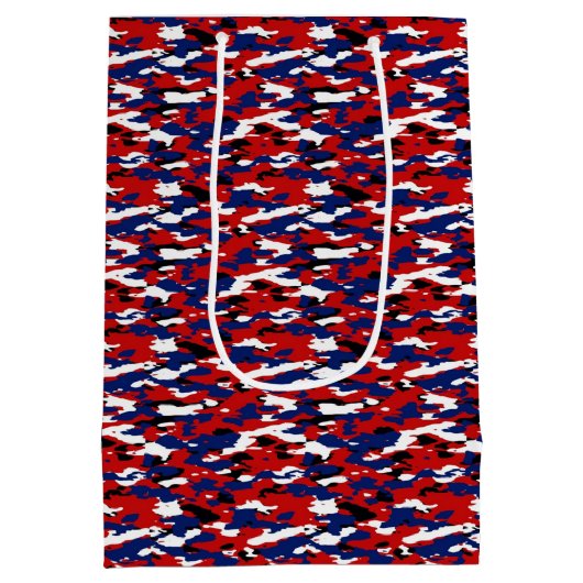 Patriottische camo medium cadeauzakje (Achterkant)