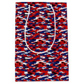 Patriottische camouflage medium cadeauzakje (Voorkant)