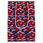 Patriottische camouflage medium cadeauzakje (Achterkant)