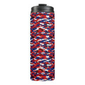 Patriottische camouflage thermosbeker (Voorkant)