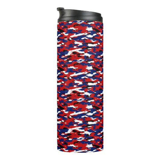 Patriottische camouflage thermosbeker (Geroteerd rechts)