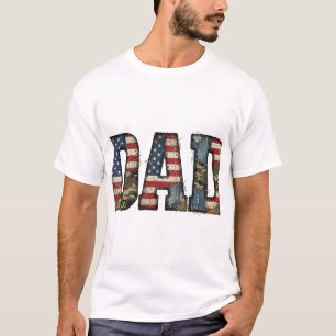 Patriottische Camouflage Vader T-shirt