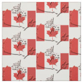 Patriottische CANADA-vlag Stof (Swatch)