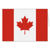 Patriottische Canadese vlag (Voorkant Horizontaal)