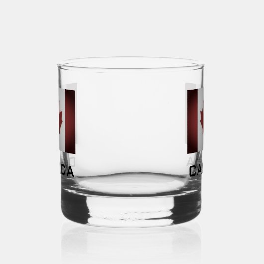 Patriottische Canadese vlag aangepaste whisky drin Whisky Glas (Rechts)