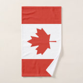 Patriottische Canadese vlag Bad Handdoek (Handdoek)