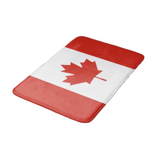 Patriottische Canadese vlag Badmat (Gekanteld)