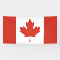 Patriottische Canadese Vlag Banner