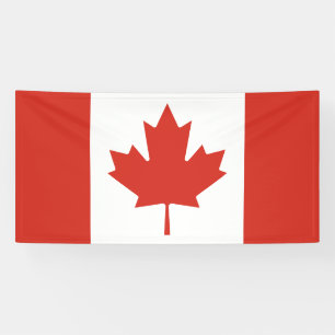 Patriottische Canadese Vlag Banner