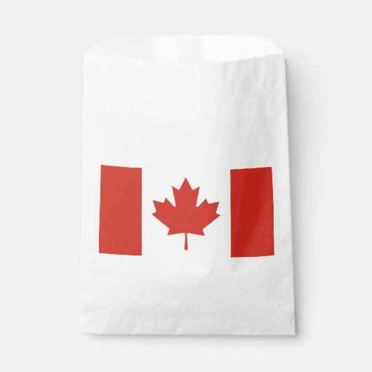Patriottische Canadese vlag Bedankzakje (Voorkant)