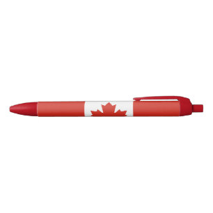 Patriottische Canadese vlag Blauwe Inkt Pen