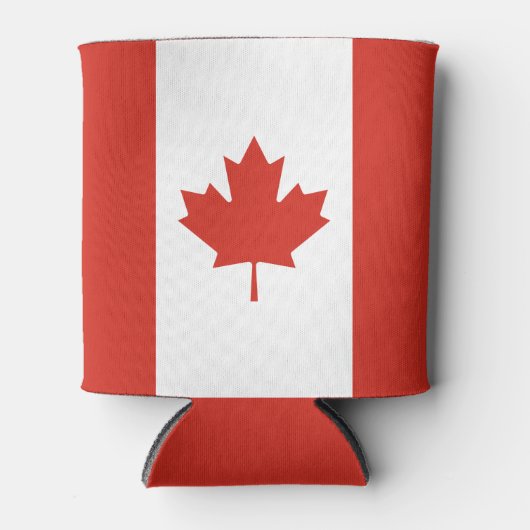 Patriottische Canadese vlag Blikjeskoeler (Voorkant)