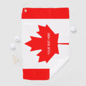 Patriottische Canadese vlag golfhanddoeken cadeau  Golfhanddoek (Insitu)