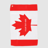 Patriottische Canadese vlag golfhanddoeken cadeau  Golfhanddoek (Voorkant)