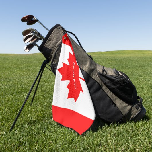 Patriottische Canadese vlag golfhanddoeken cadeau  Golfhanddoek (Groen)