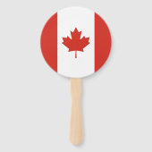 Patriottische Canadese vlag Handwaaier (Achterkant)