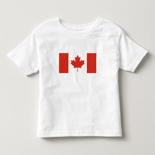 Patriottische Canadese vlag Kinder Shirts (Voorkant)