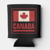 Patriottische Canadese vlag koelboxxen voor Canada Blikjeskoeler (Achterkant)