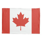 Patriottische Canadese vlag Kussensloop (Achterkant)
