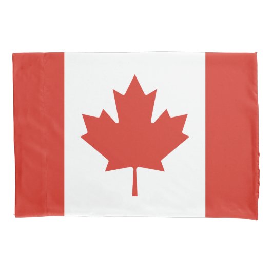 Patriottische Canadese vlag Kussensloop (Voorkant)
