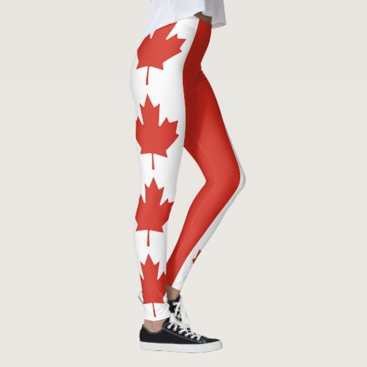 Patriottische Canadese vlag Leggings (Rechts)