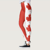 Patriottische Canadese vlag Leggings (Links)
