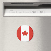 Patriottische Canadese vlag Magneet (Insitu (Vaatwasser))