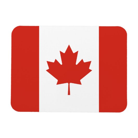 Patriottische Canadese vlag Magneet (Horizontaal)