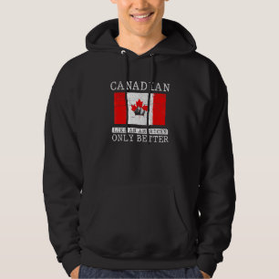 Patriottische Canadese Vlag Maple Leaf Amerikaans Hoodie