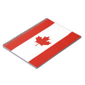 Patriottische Canadese vlag Notitieboek (Linkerzijde)