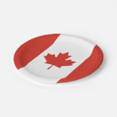 Patriottische Canadese vlag Papieren Bordje (Gekanteld)